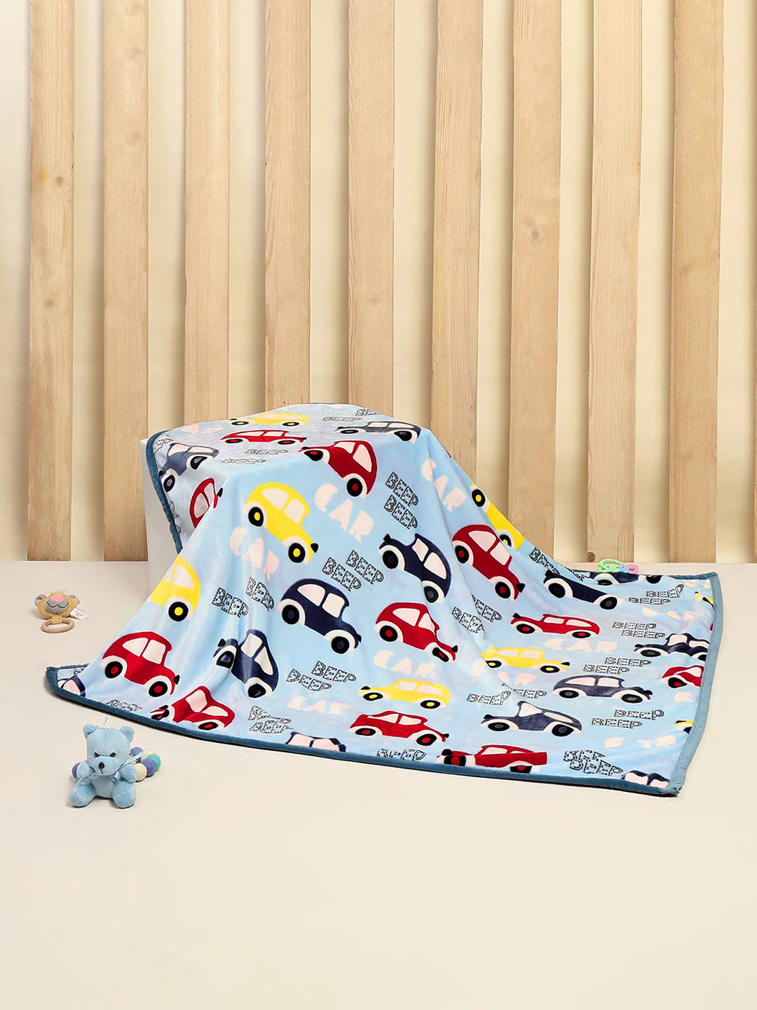 Printed Baby Blanket For Winter 1 Ply, 600 GSM, Weight 1.5 kg (Jackjill) - Image 2
