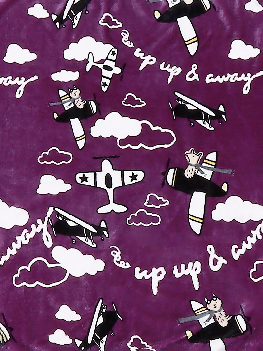 Printed Baby Blanket For Winter 1 Ply, 600 GSM, Weight 1.5 kg (Jackjill) - Image 3