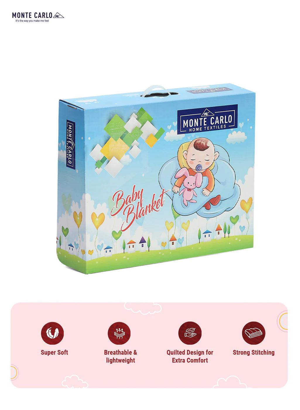 Printed Baby Blanket For Winter 1 Ply, 600 GSM, Weight 1.5 kg (Jackjill) - Image 6