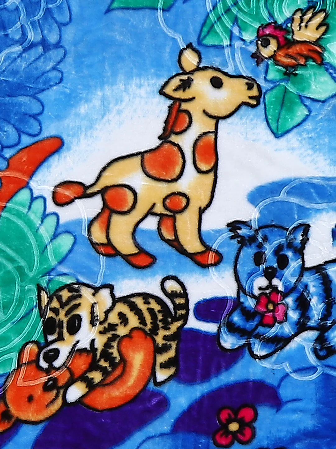 Printed Baby Blanket For Winter 1 Ply, 625 GSM, Weight 0.55 kg (Toddler) - Image 3