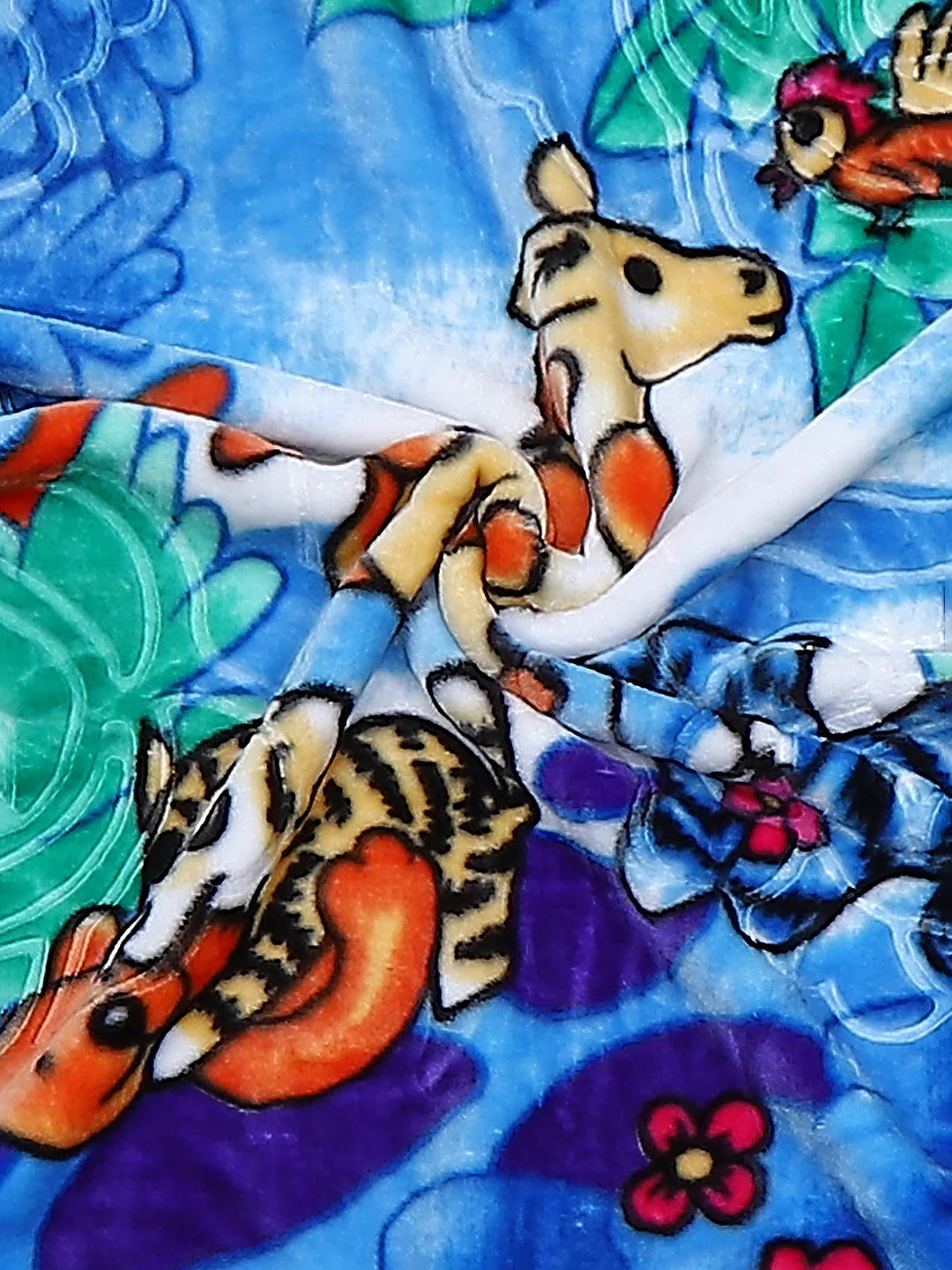 Printed Baby Blanket For Winter 1 Ply, 625 GSM, Weight 0.55 kg (Toddler) - Image 4