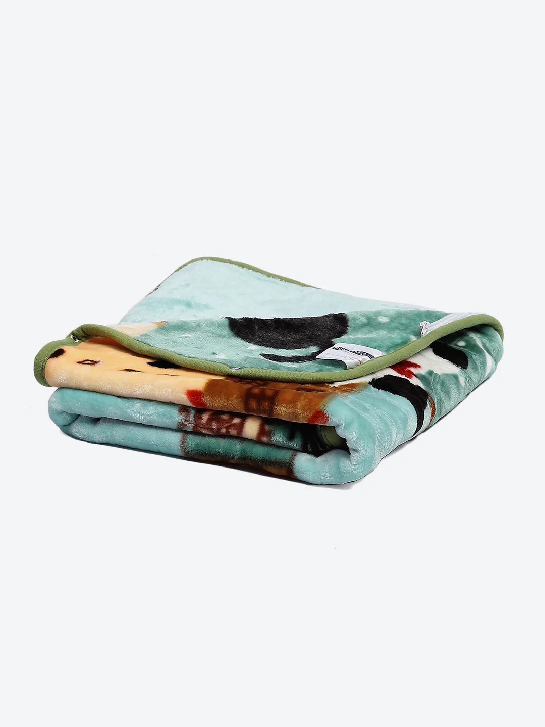Printed Baby Blanket For Winter 1 Ply, 625 GSM, Weight 0.55 kg (Toddler) - Image 5
