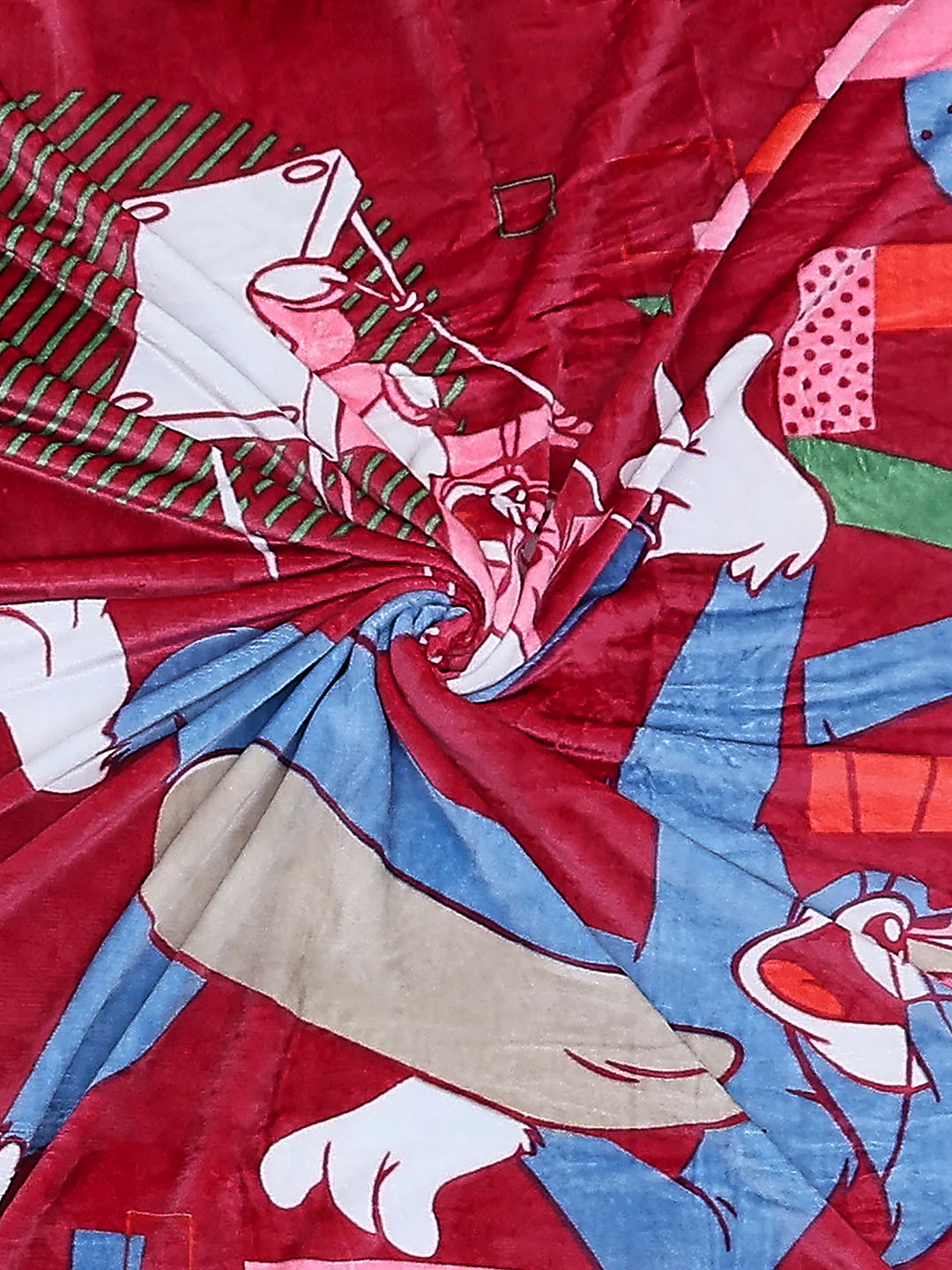 Printed Baby Winter Bedsheet 1 Ply, 370 GSM, 1.3 kg (Super Hero) - Image 8