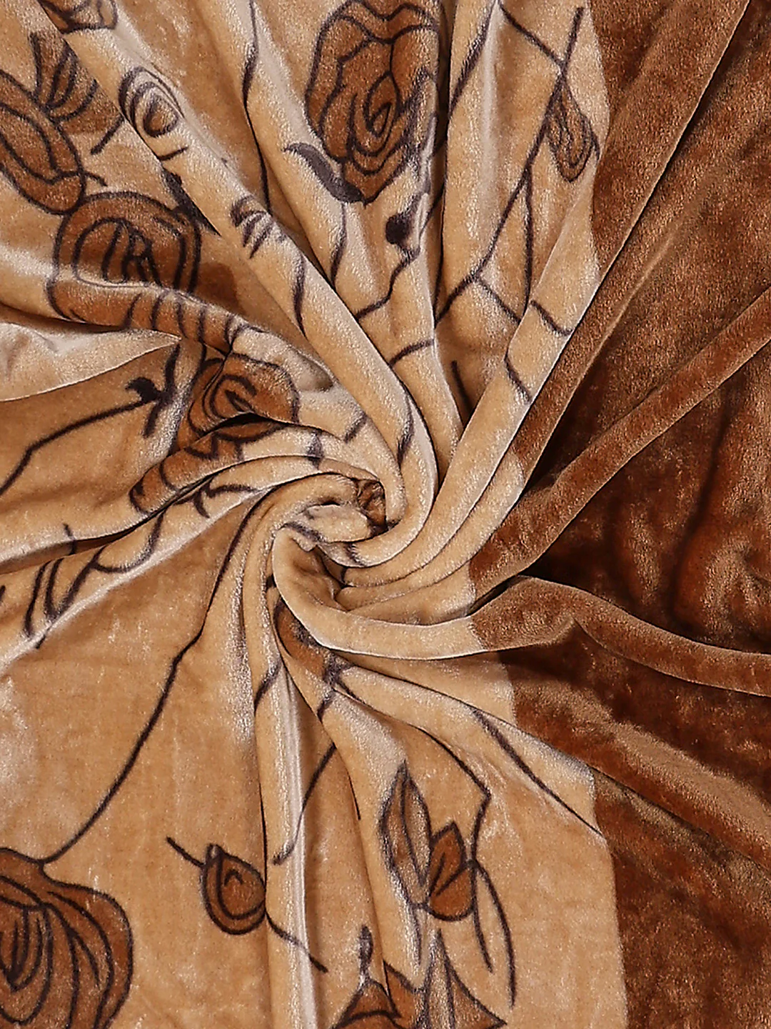 Printed Double Bed 1 Ply, 540 GSM Blanket for Winter - (Relation PVC) - Image 6