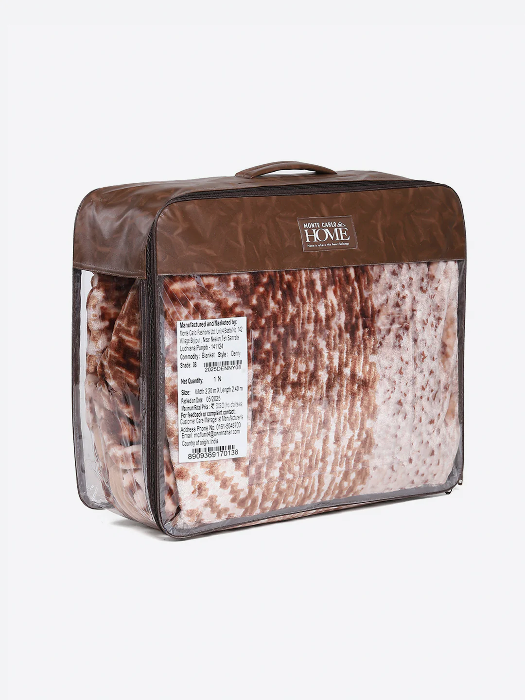 Printed Double Bed 1 Ply, 606 GSM Blanket for Winter - (Denny PVC) - Image 8