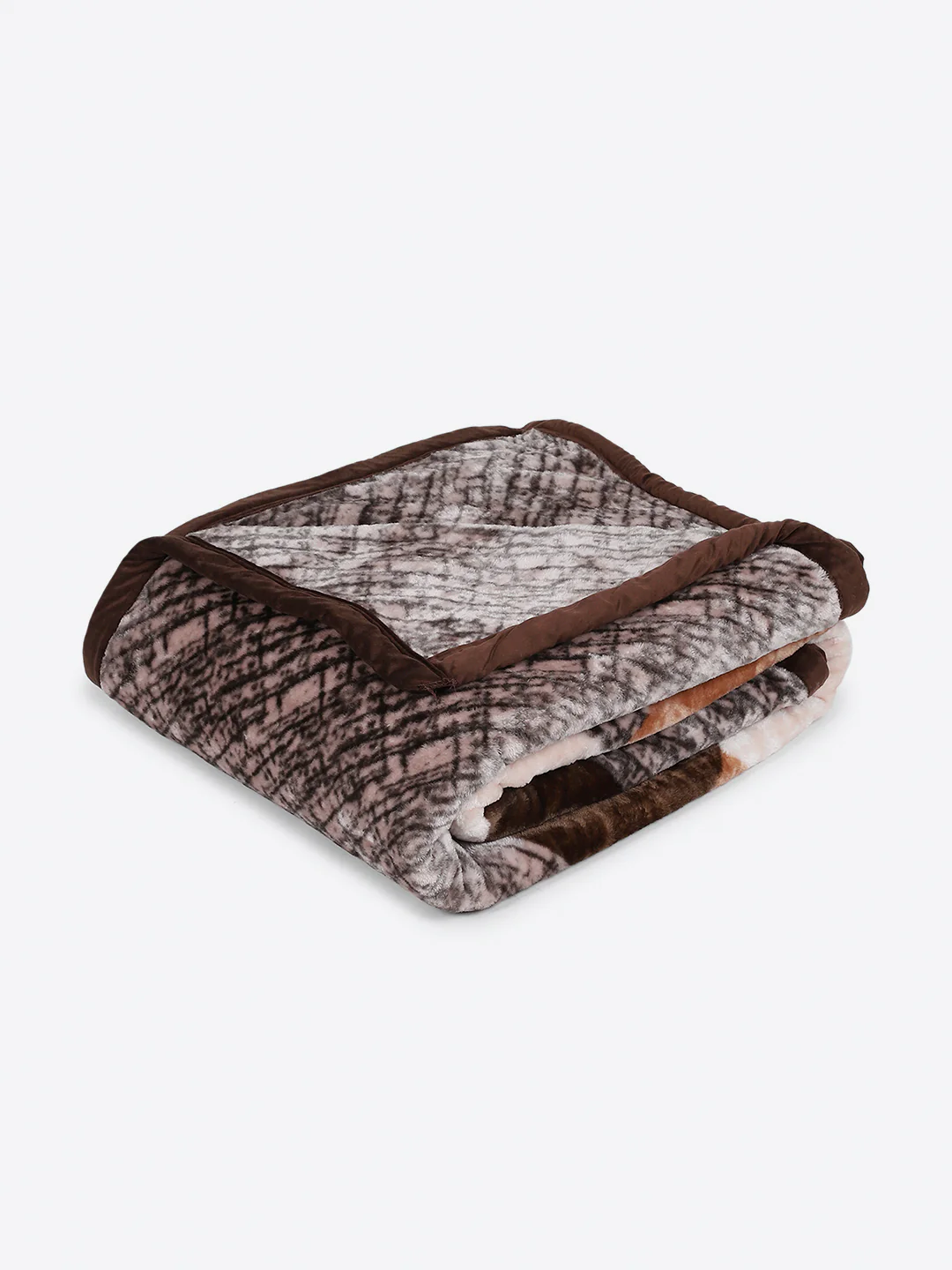 Printed Double Bed 1 Ply Blanket for Mild Winter - (Regal) - Image 5