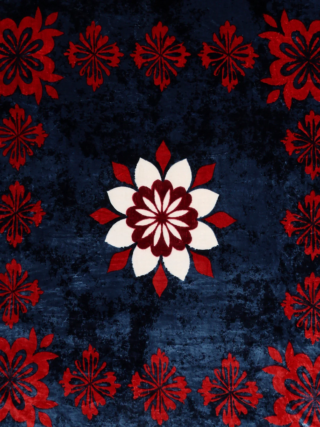 Printed Double Bed 1 Ply, 549 GSM Blanket for Mild Winter - (Roman Box) - Image 6