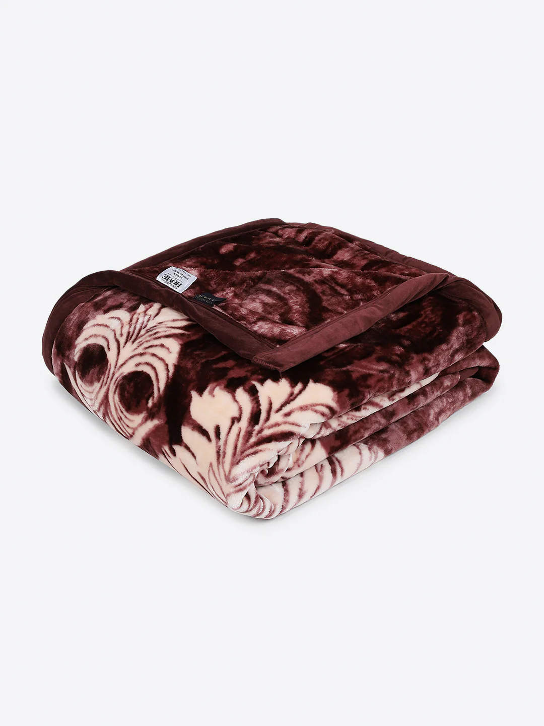 Printed Double Bed 1 Ply, 549 GSM Blanket for Mild Winter - (Roman Box) - Image 5