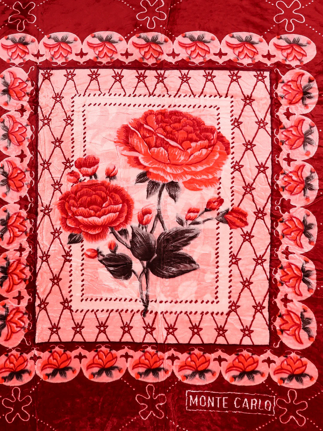 Printed Double Bed 1 Ply, 530 GSM Super Soft Blanket for Mild Winter - (Roman Plus) - Image 6