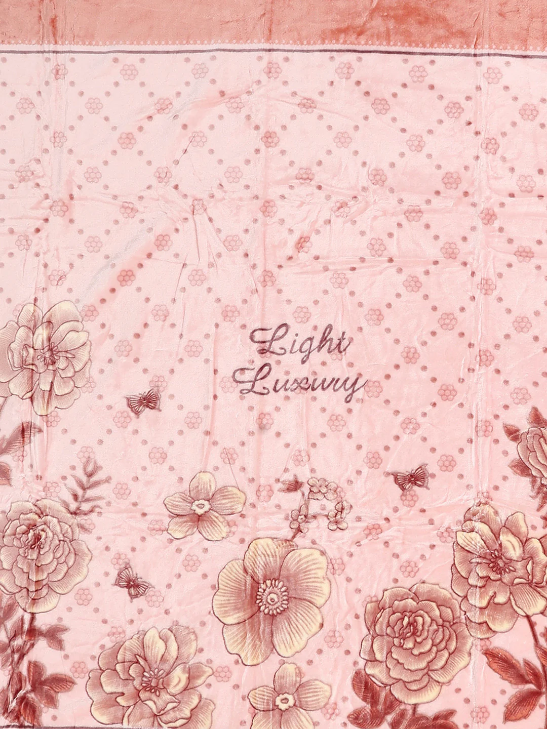Printed Double Bed 1 Ply, 530 GSM Super Soft Blanket for Mild Winter - (Roman Plus) - Image 6