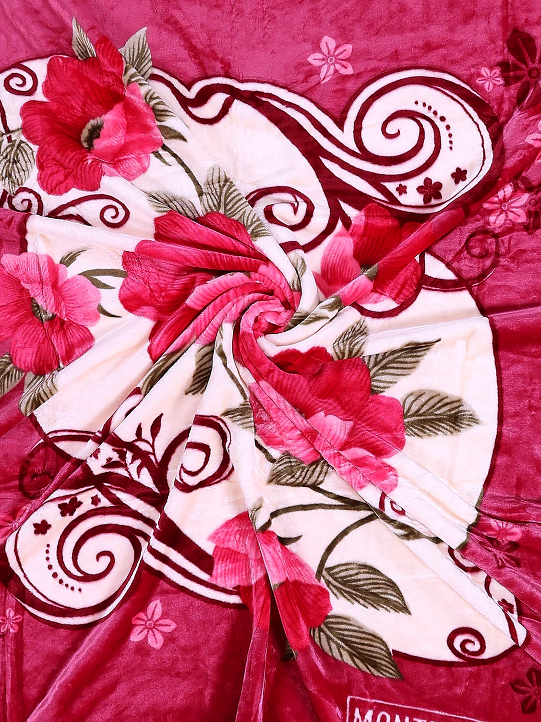 Printed Double Bed 1 Ply, 530 GSM Super Soft Blanket for Mild Winter - (Roman Plus) - Image 7