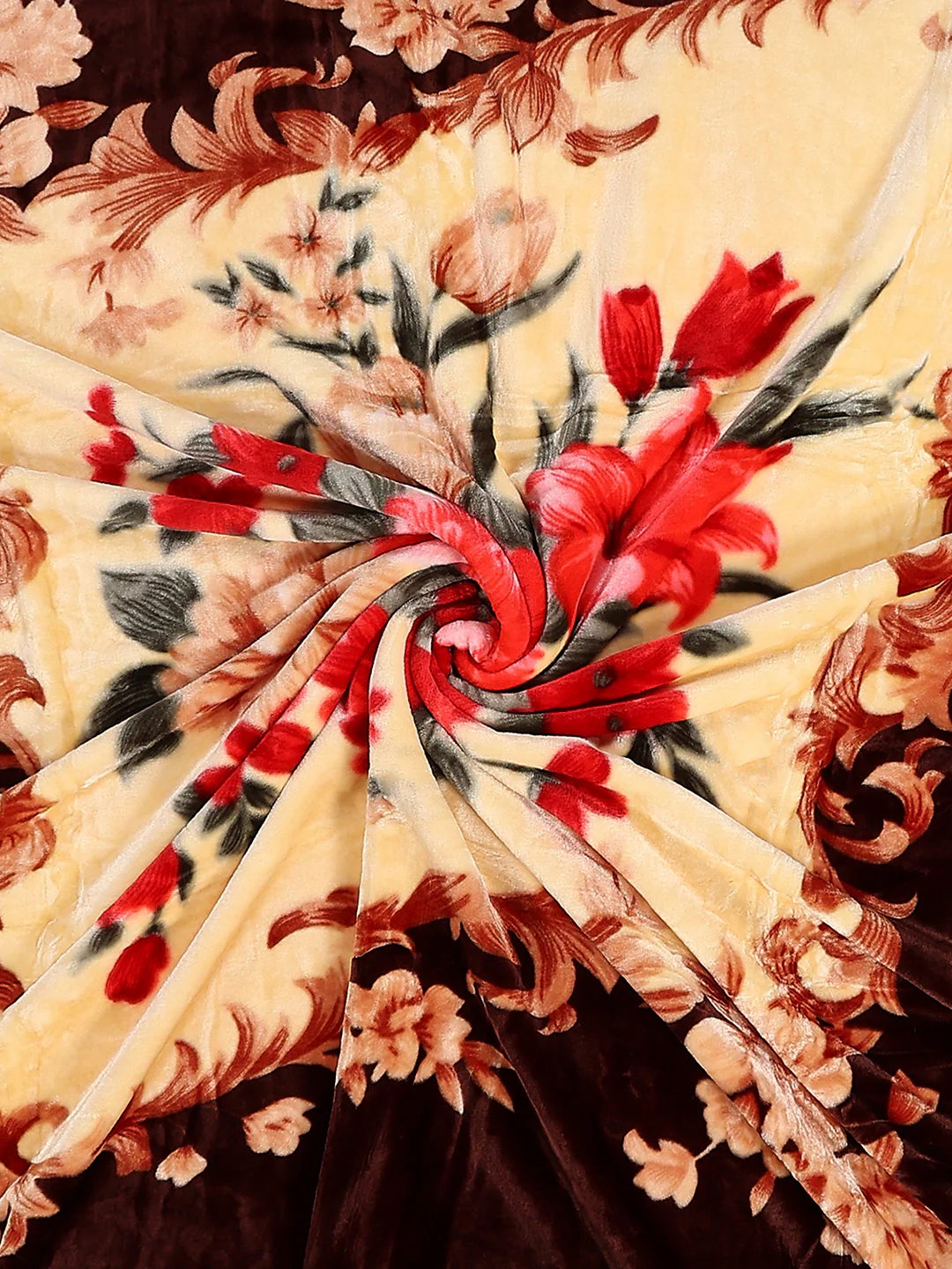 Printed Double Bed 1 Ply, 530 GSM Super Soft Blanket for Mild Winter - (Roman Plus) - Image 7