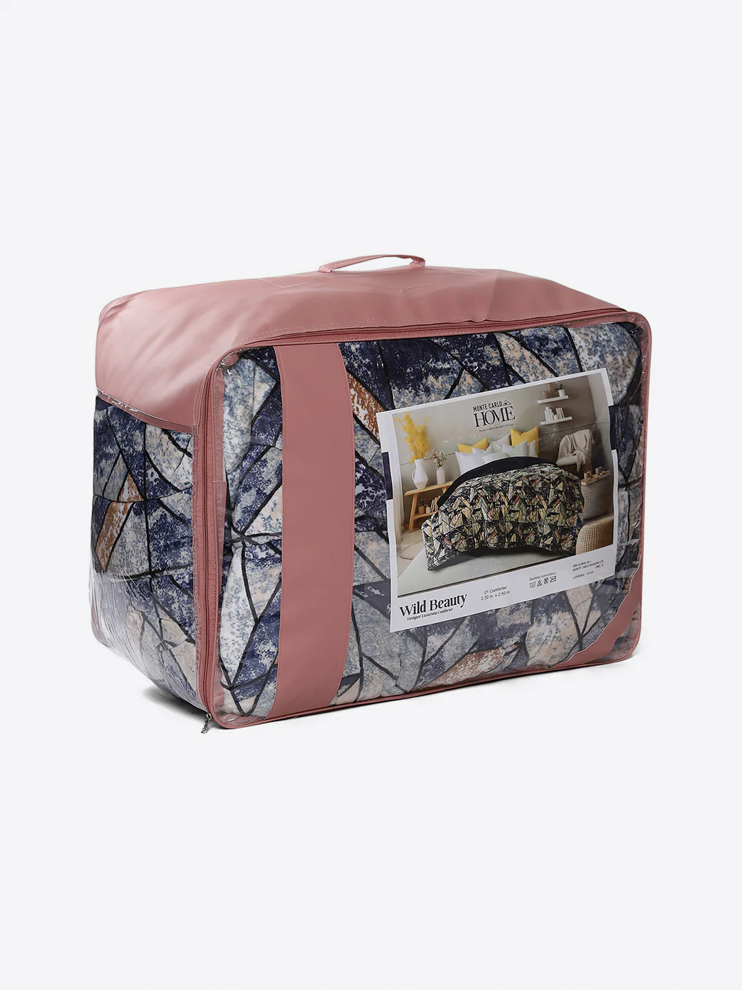 Printed Double Bed 1009 GSM Comforter for Winter - (Wild Beauty) - Image 8