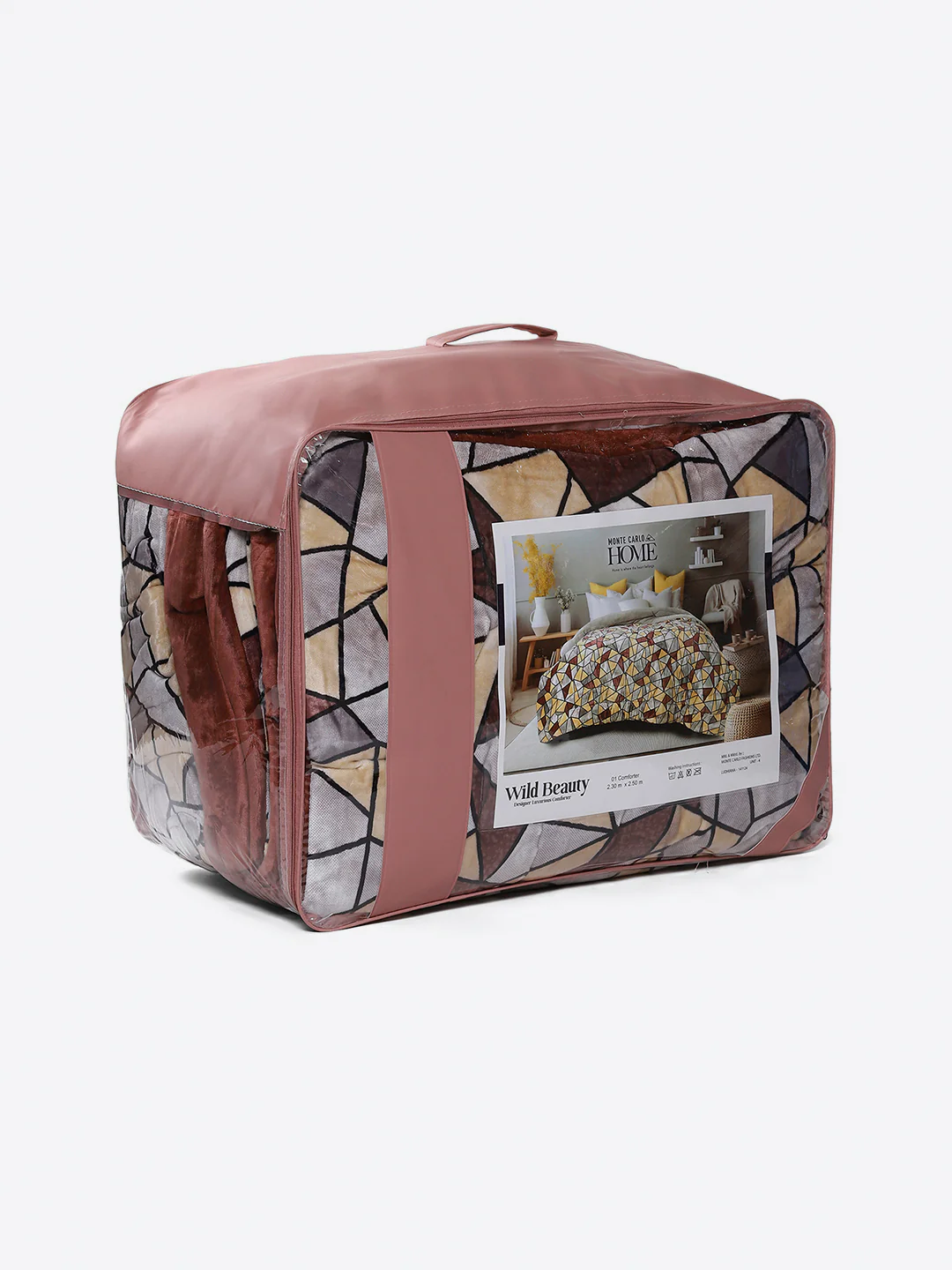 Printed Double Bed 1009 GSM Comforter for Winter - (Wild Beauty) - Image 8