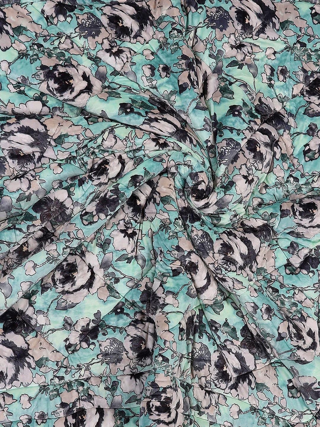 Printed Double Bed 1009 GSM Comforter for Winter - (Wild Beauty) - Image 6