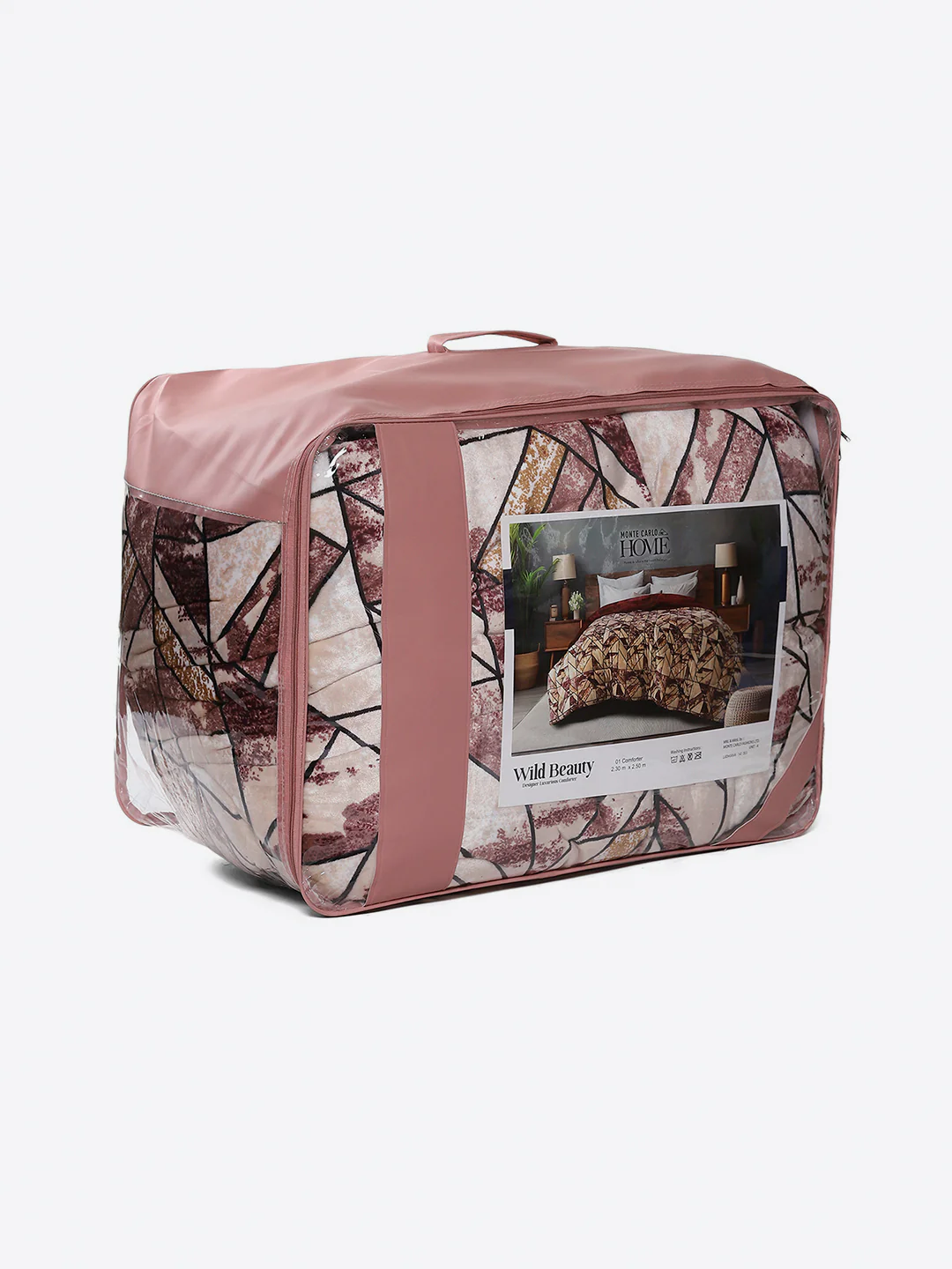 Printed Double Bed 1009 GSM Comforter for Winter - (Wild Beauty) - Image 8