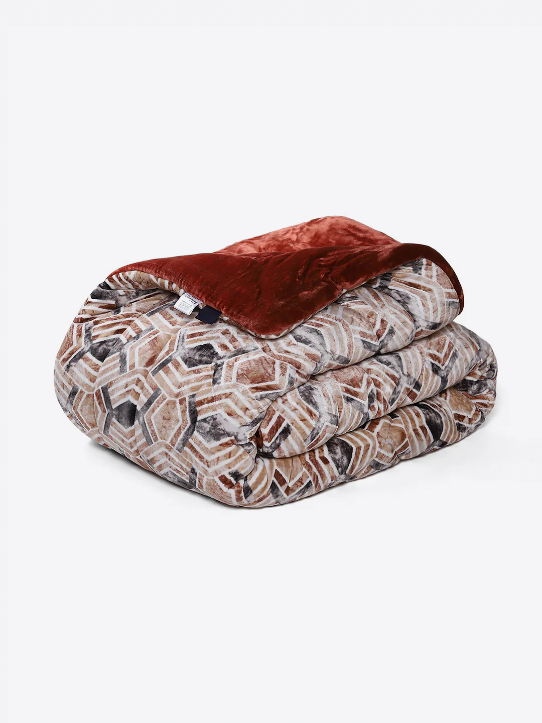 Printed Double Bed 1009 GSM Comforter for Winter - (Wild Beauty) - Image 7