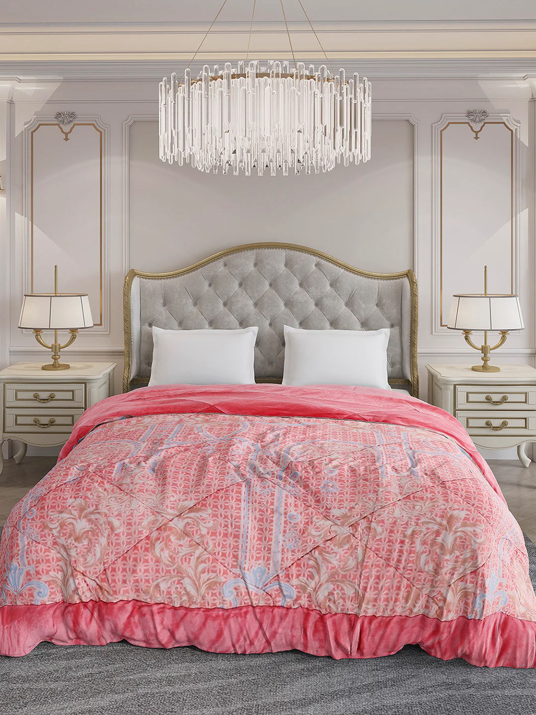 Printed Double Bed 1026 GSM Comforter for Winter - (Alia) - Image 2