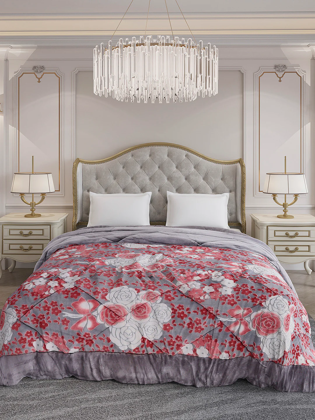 Printed Double Bed 1026 GSM Comforter for Winter - (Alia) - Image 2