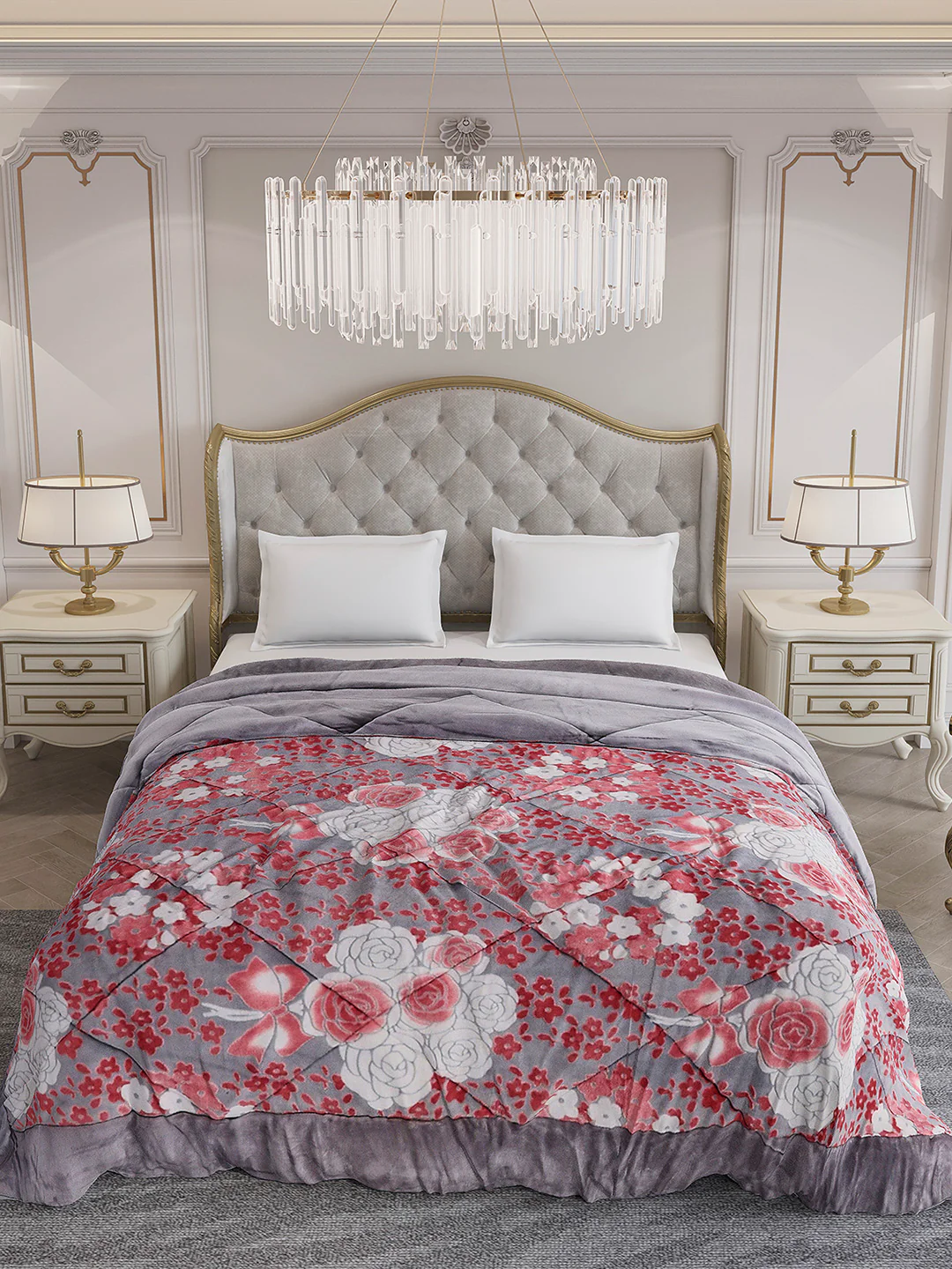 Printed Double Bed 1026 GSM Comforter for Winter - (Alia) - Image 3