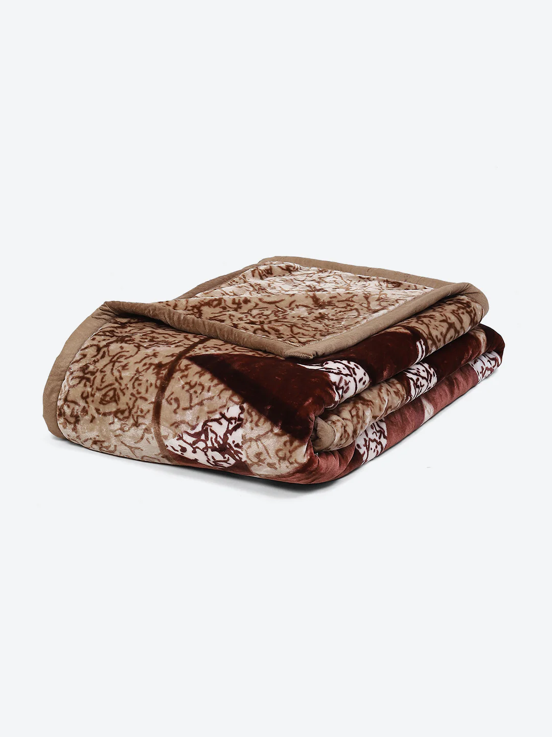 Printed Double Bed 1041 GSM Blanket Apricot 2 Ply (Weight 5.5 kg) - Image 5