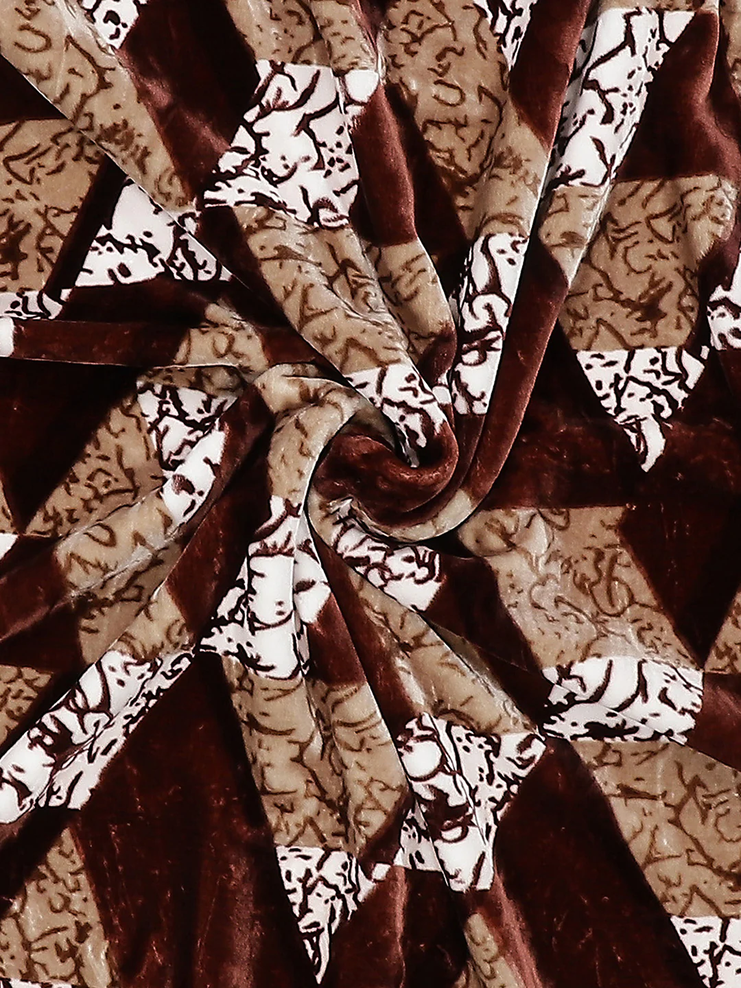Printed Double Bed 1041 GSM Blanket Apricot 2 Ply (Weight 5.5 kg) - Image 7