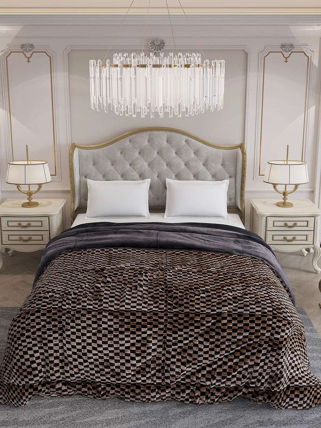 Printed Double Bed 1061 GSM Comforter for Winter - (Peterburg) - Image 3