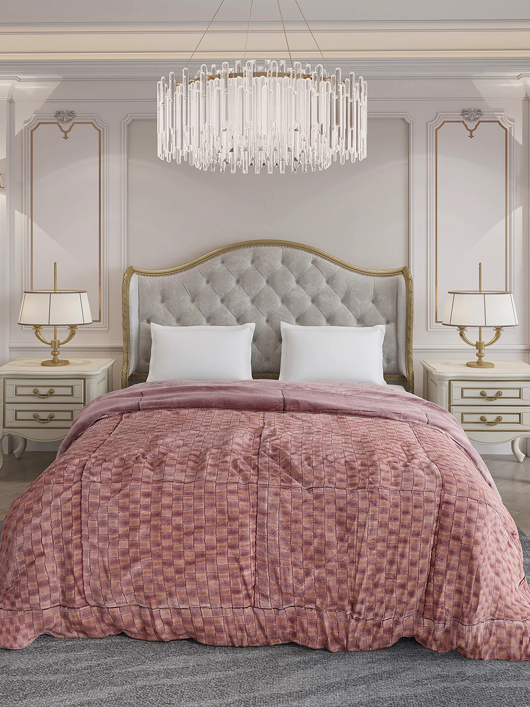 Printed Double Bed 1061 GSM Comforter for Winter - (Peterburg) - Image 2