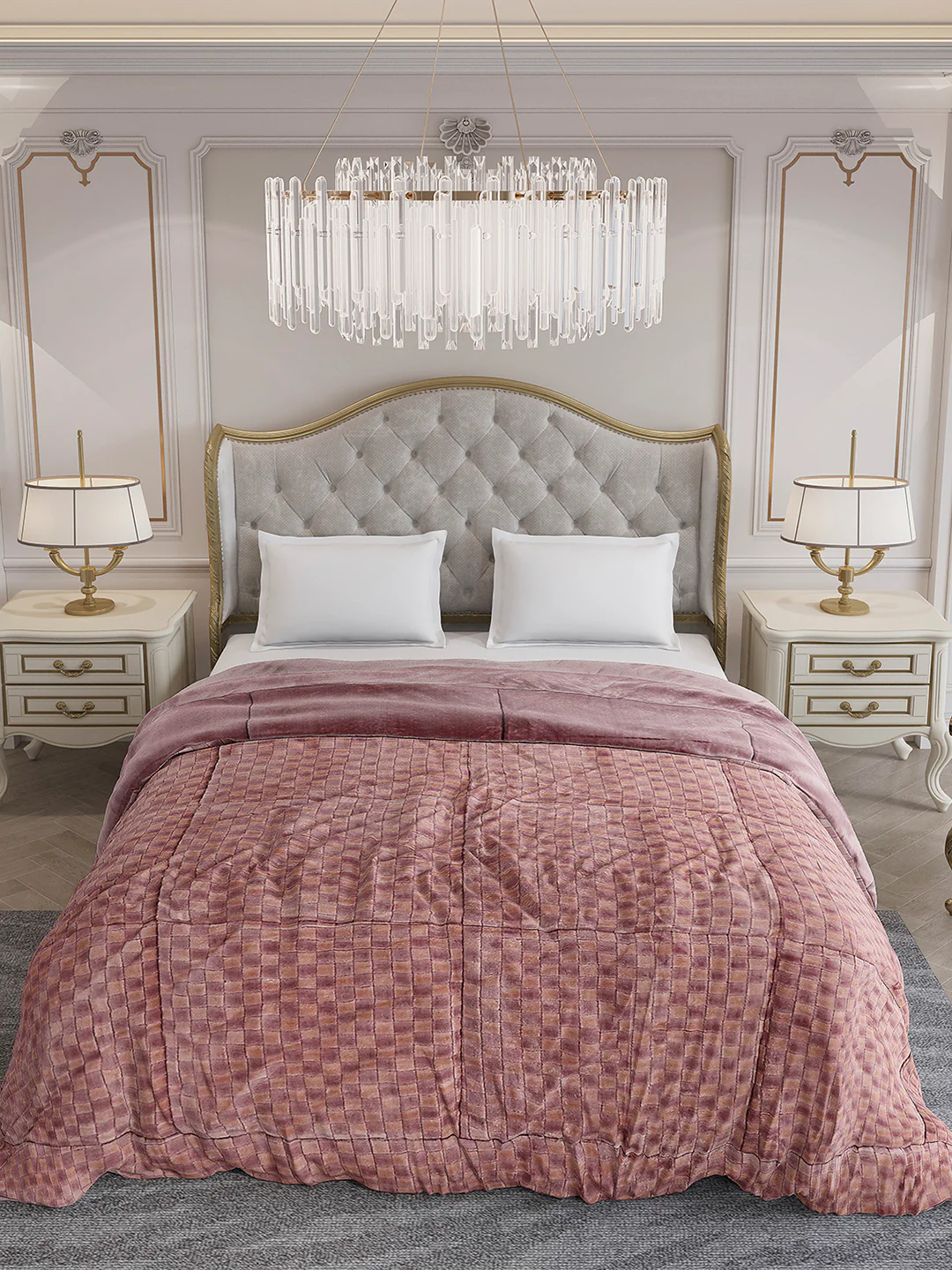 Printed Double Bed 1061 GSM Comforter for Winter - (Peterburg) - Image 3