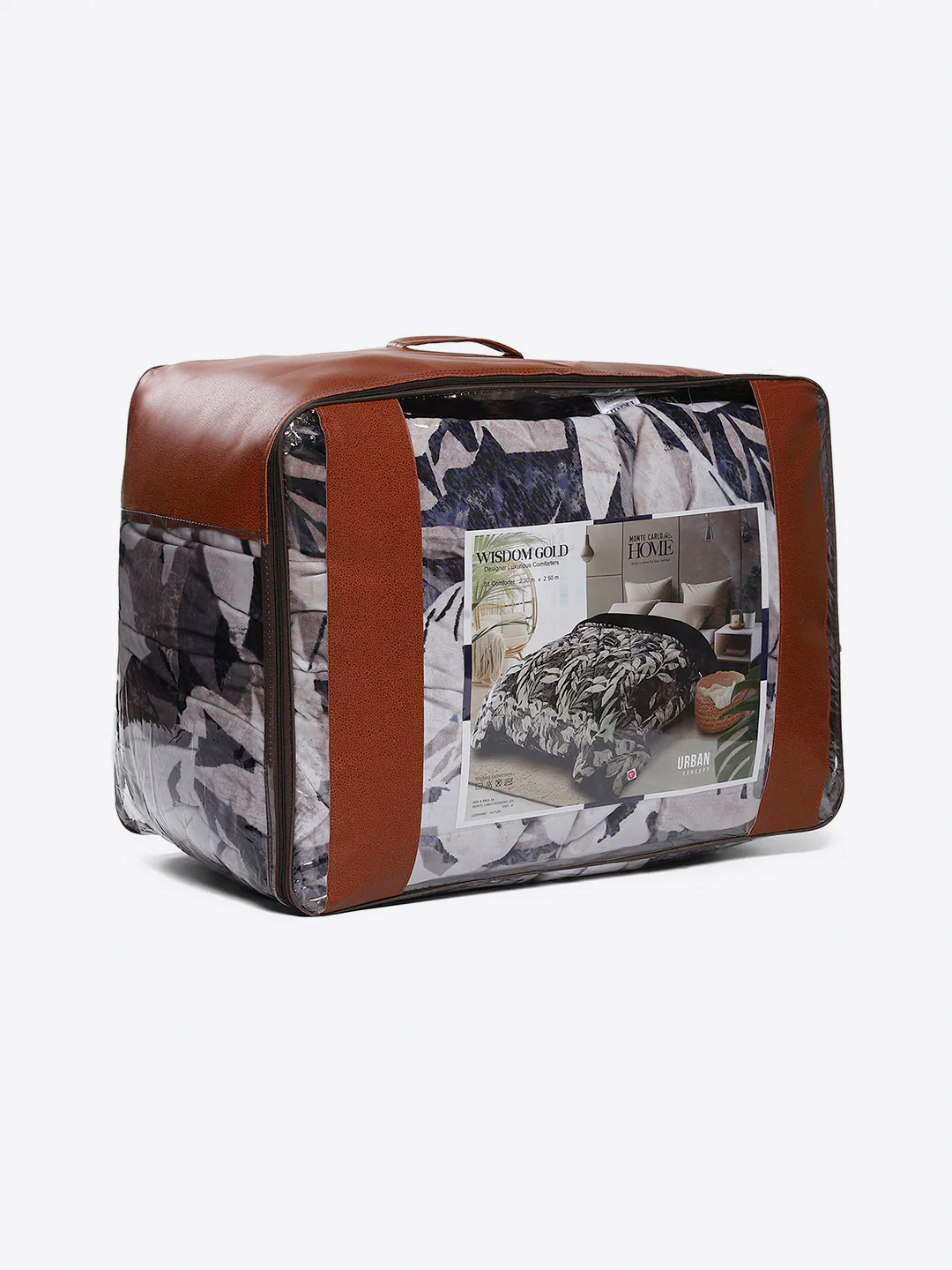 Printed Double Bed 1061 GSM Comforter for Winter - (Wisdom Gold) - Image 8