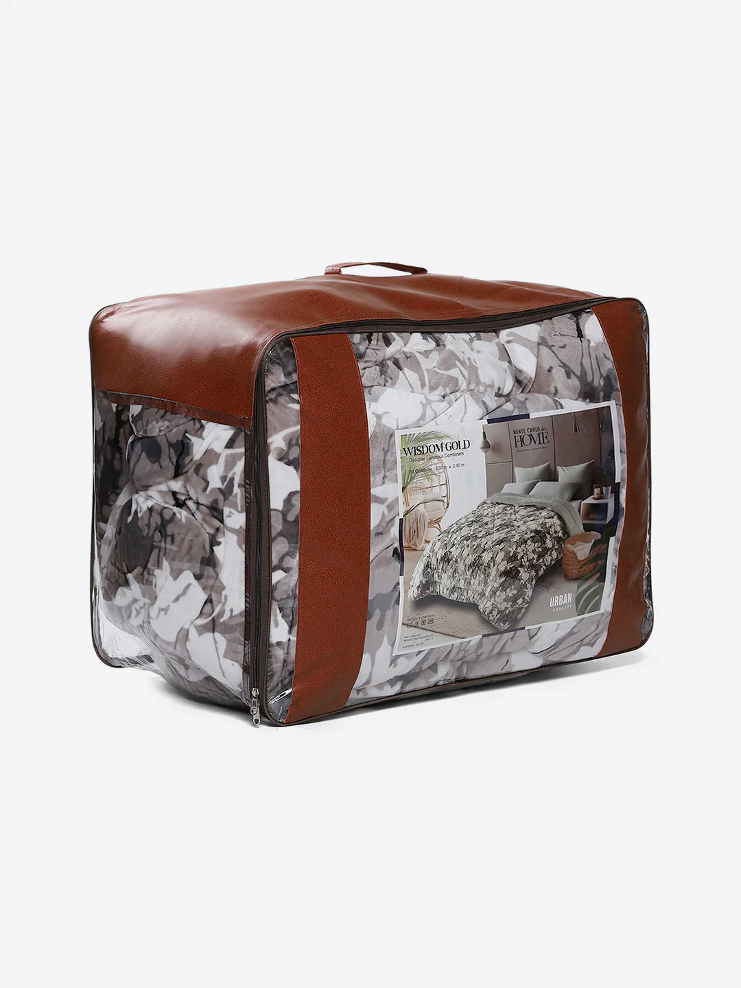 Printed Double Bed 1061 GSM Comforter for Winter - (Wisdom Gold) - Image 8