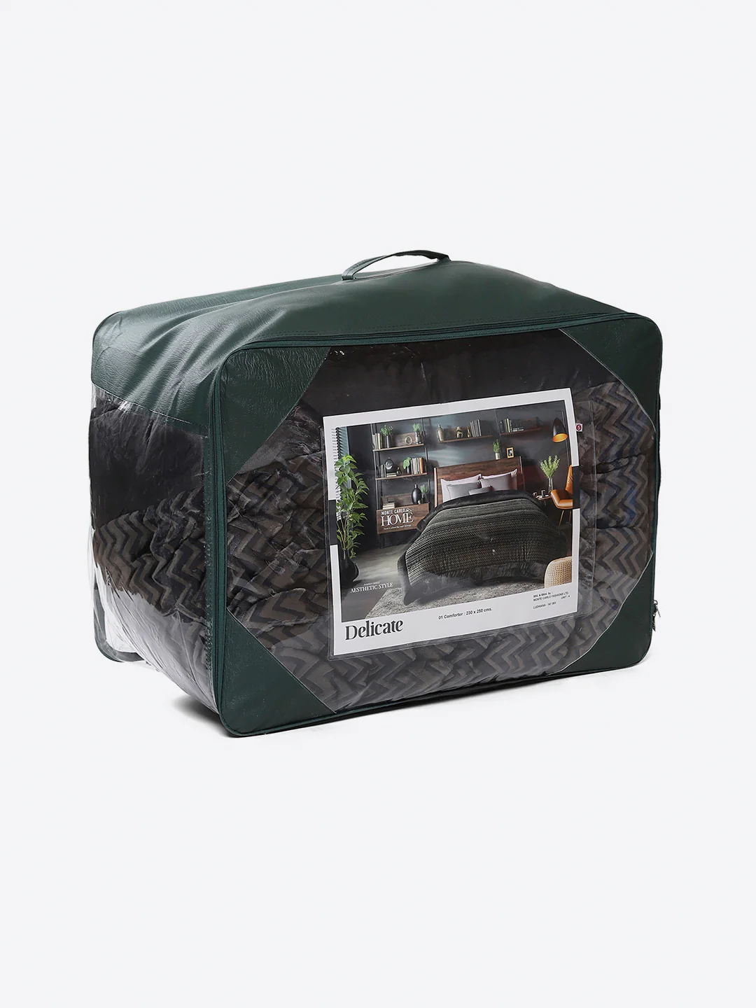 Printed Double Bed 1078 GSM Comforter for Winter - (Delicate) - Image 8