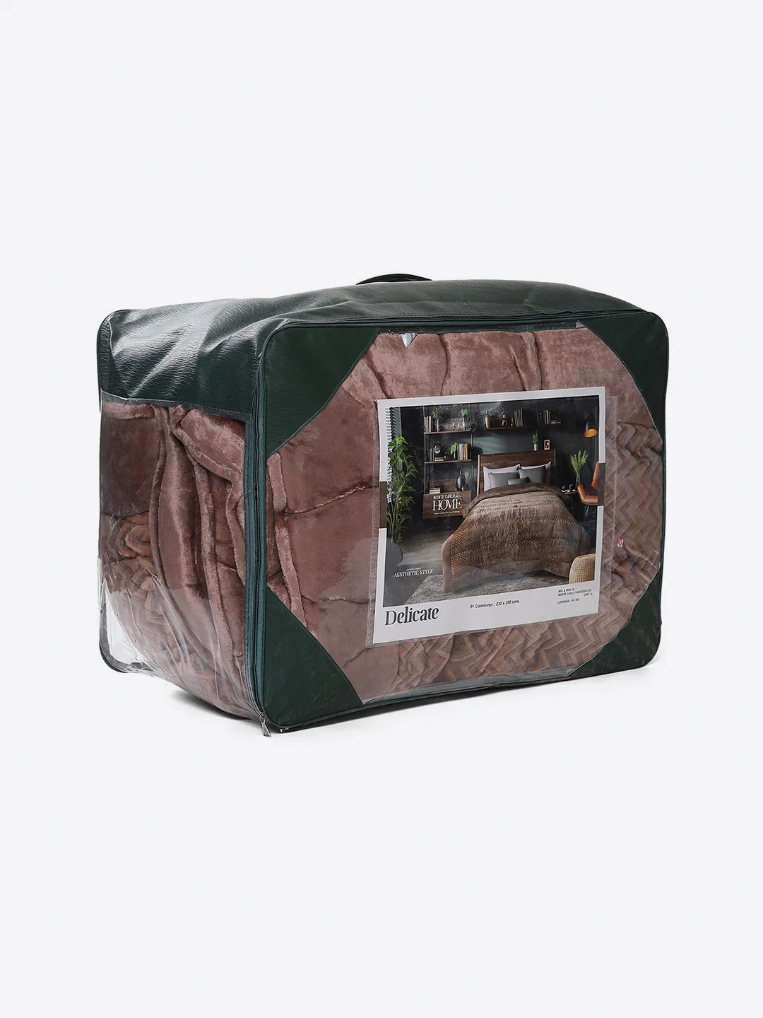 Printed Double Bed 1078 GSM Comforter for Winter - (Delicate) - Image 8