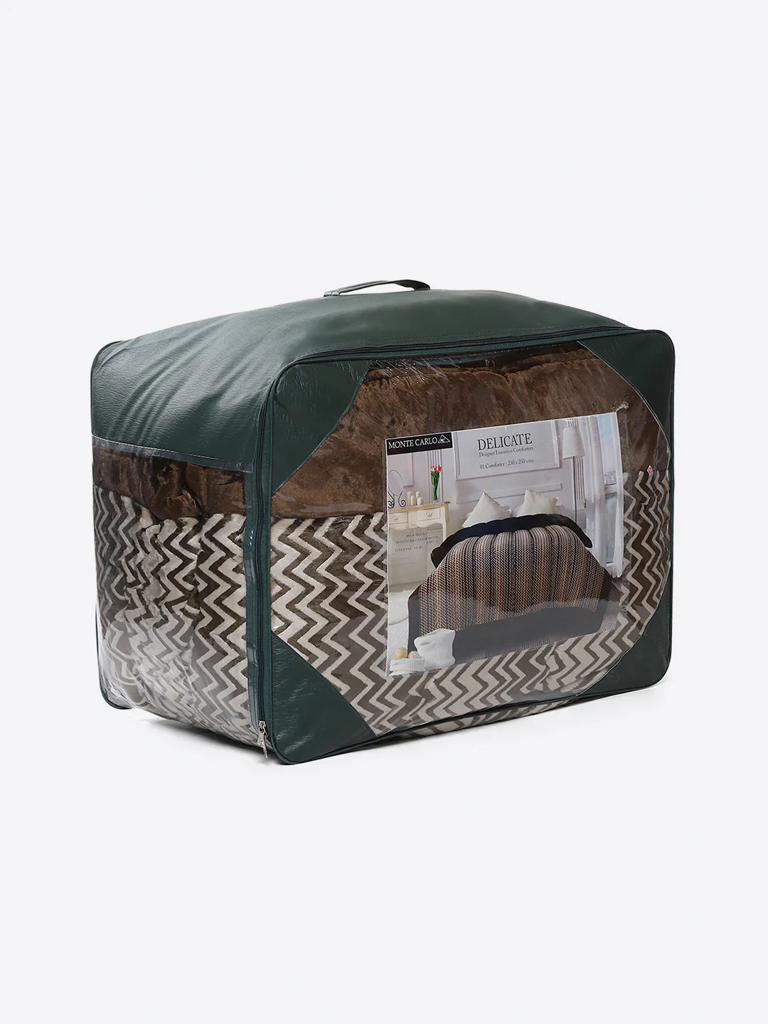 Printed Double Bed 1078 GSM Comforter for Winter - (Delicate) - Image 8
