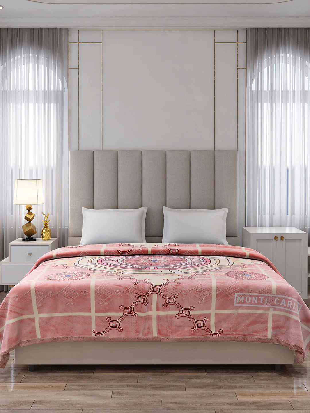 Printed Double Bed 1136 GSM Blanket for Heavy Winter - (Shahenshan BL) - Image 2
