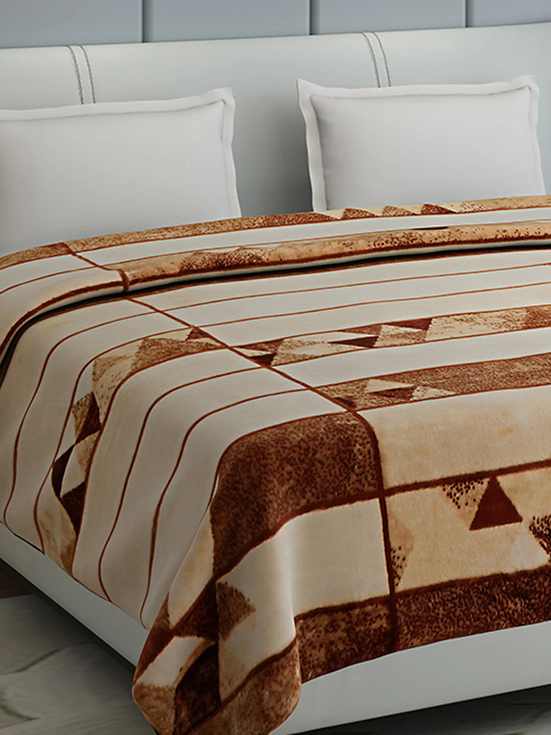Printed Double Bed 1155 GSM Blanket Edenberg 2 Ply (Weight 6.1 kg)