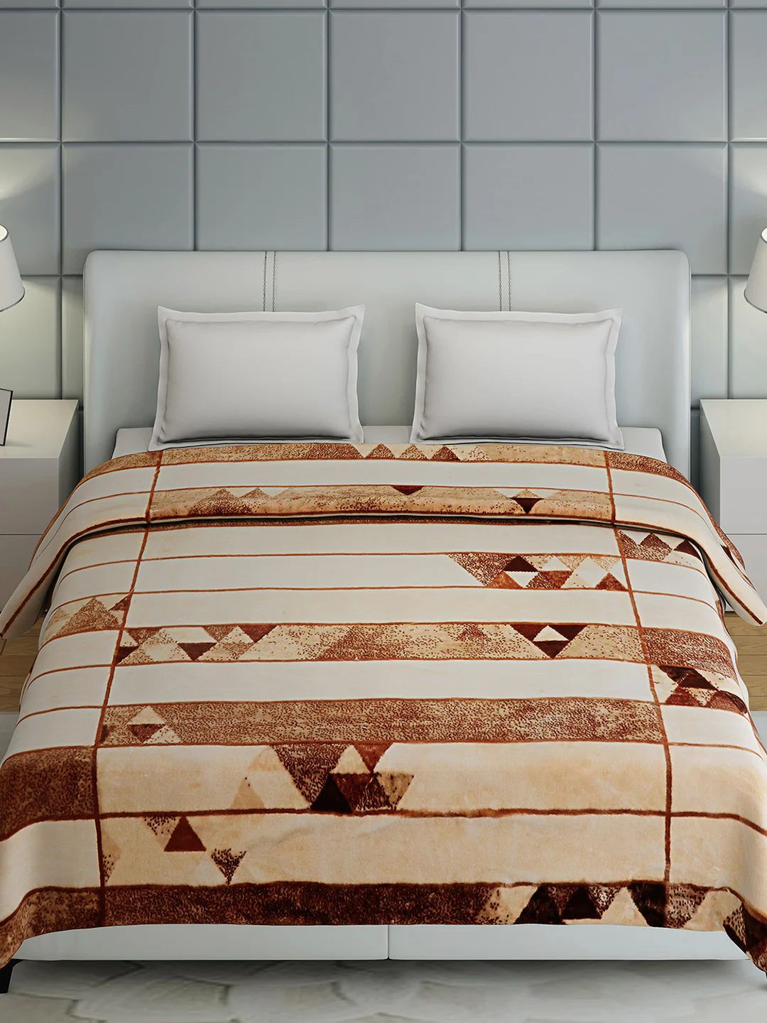 Printed Double Bed 1155 GSM Blanket Edenberg 2 Ply (Weight 6.1 kg) - Image 3