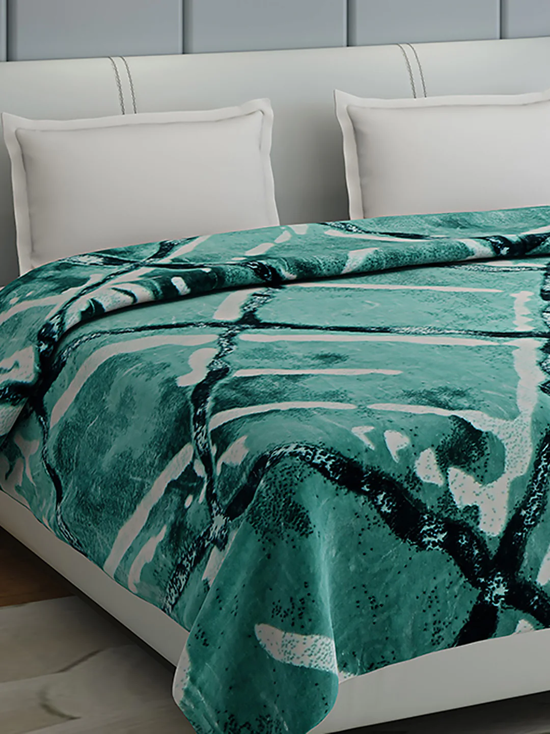 Printed Double Bed 1155 GSM Blanket Edenberg 2 Ply (Weight 6.1 kg)