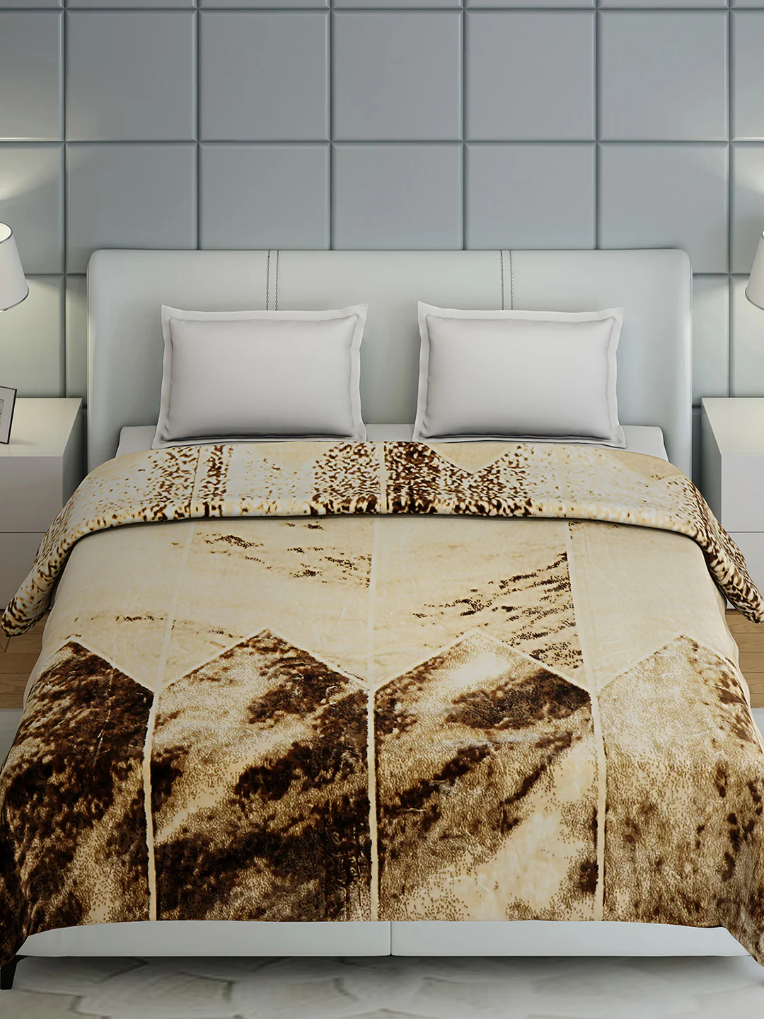 Printed Double Bed 1155 GSM Blanket Edenberg 2 Ply (Weight 6.1 kg) - Image 3