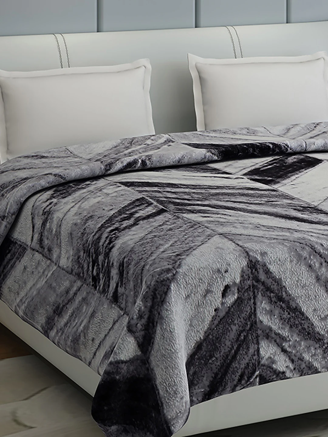 Printed Double Bed 1155 GSM Blanket Edenberg 2 Ply (Weight 6.1 kg)