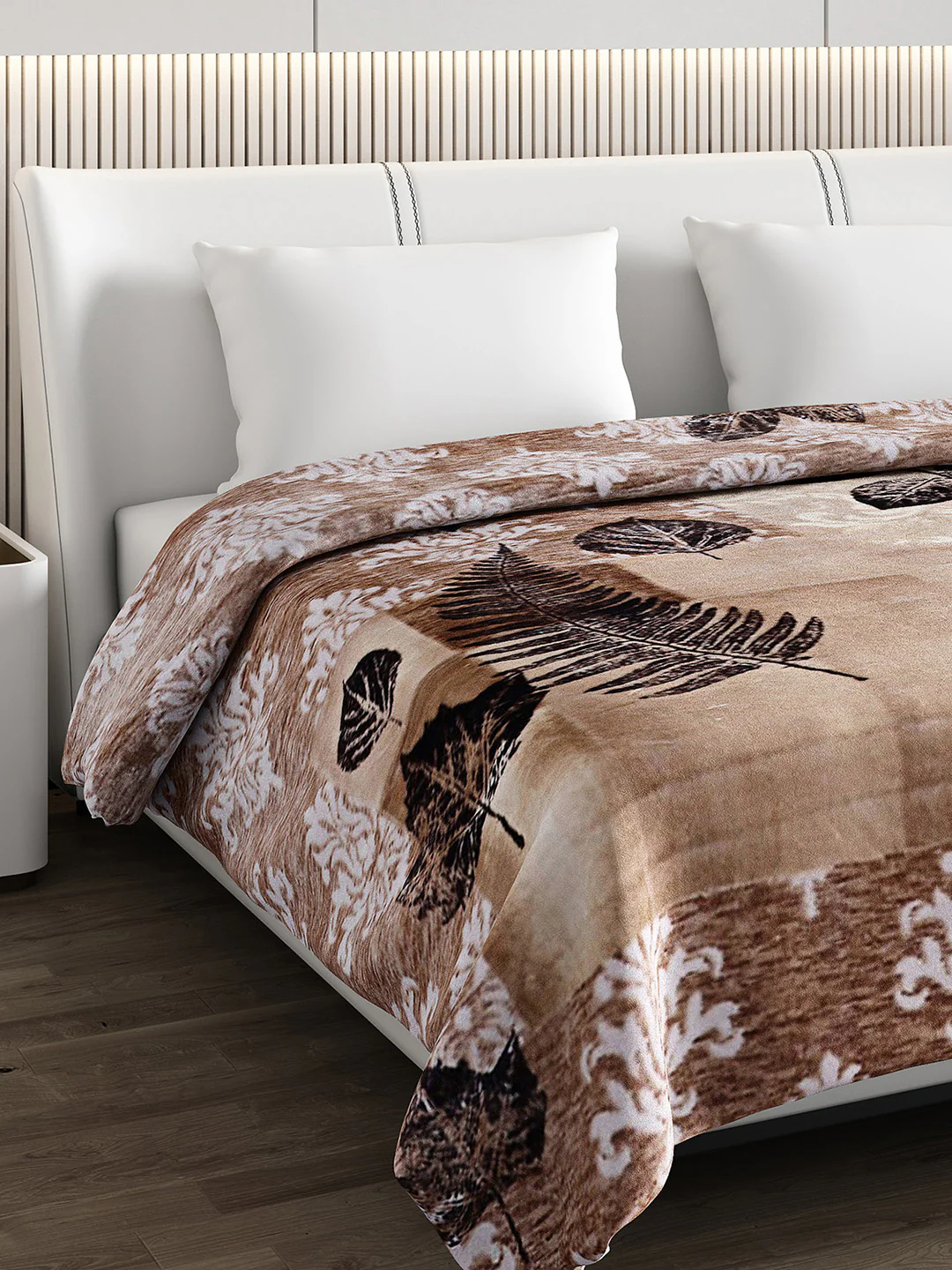 Printed Double Bed 1174 GSM Blanket Firdous 2 Ply (Weight 6.2 kg)