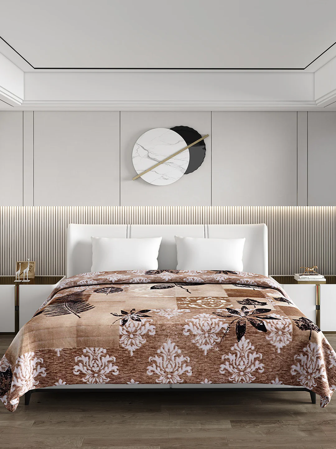 Printed Double Bed 1174 GSM Blanket Firdous 2 Ply (Weight 6.2 kg) - Image 2