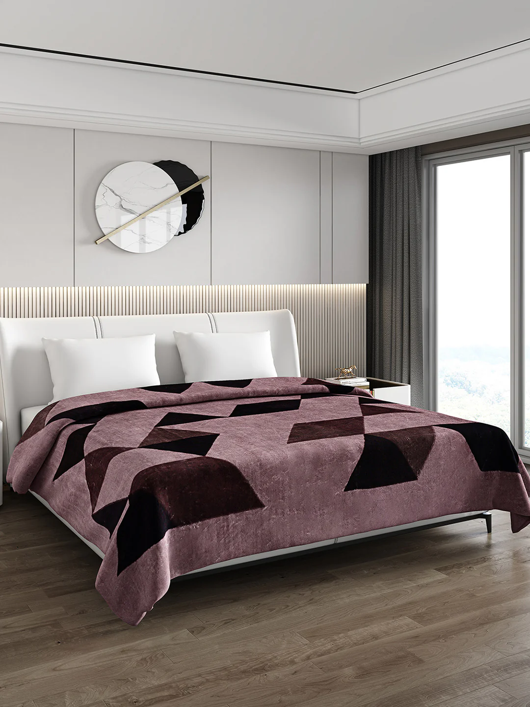 Printed Double Bed 1174 GSM Blanket Firdous 2 Ply (Weight 6.2 kg) - Image 4