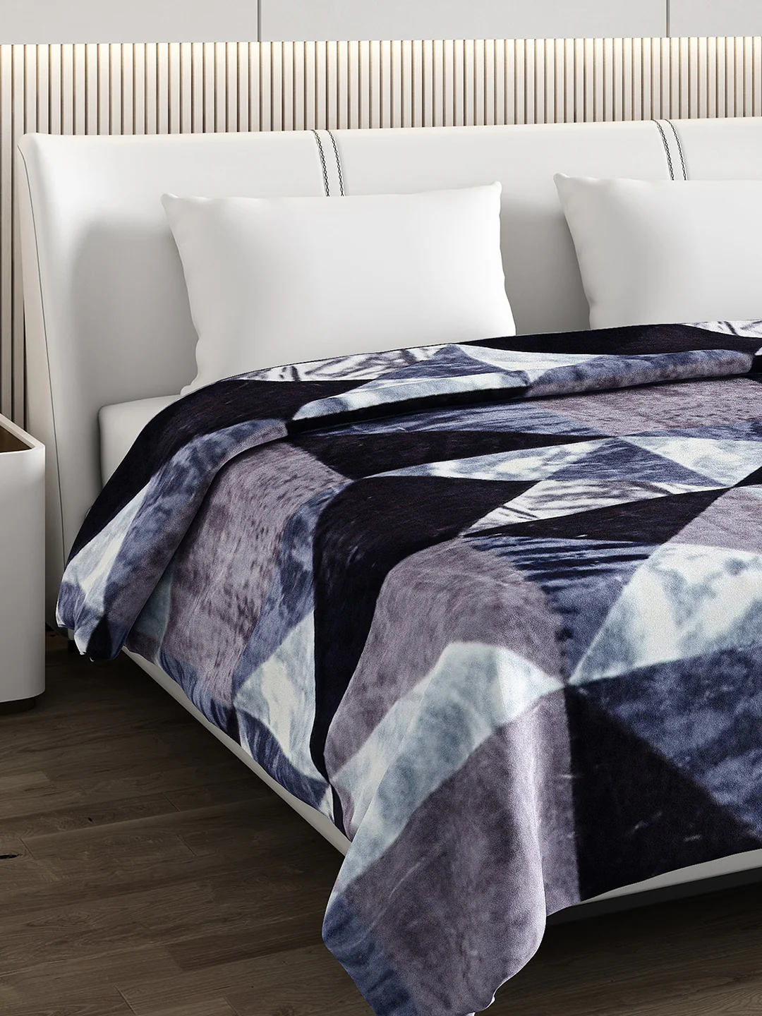 Printed Double Bed 1174 GSM Blanket Firdous 2 Ply (Weight 6.2 kg)
