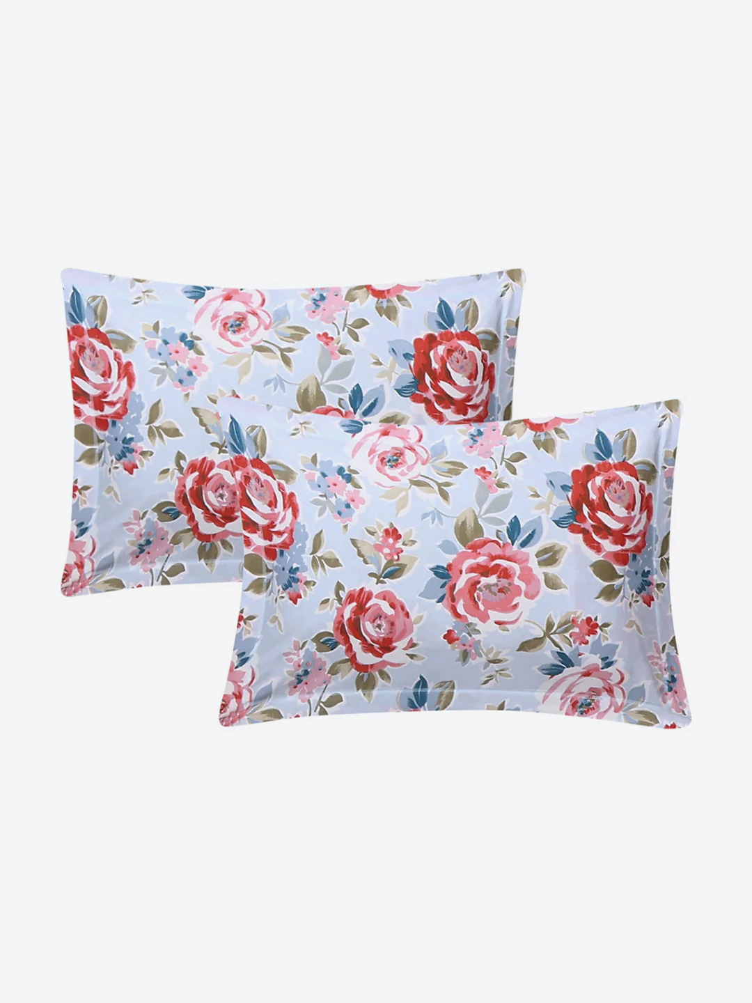 Printed Double Bed 130 GSM 4 Pc Bedding Set (1 Bedsheet, 1 AC Comforter & 2 Pillow Cover) - Image 11
