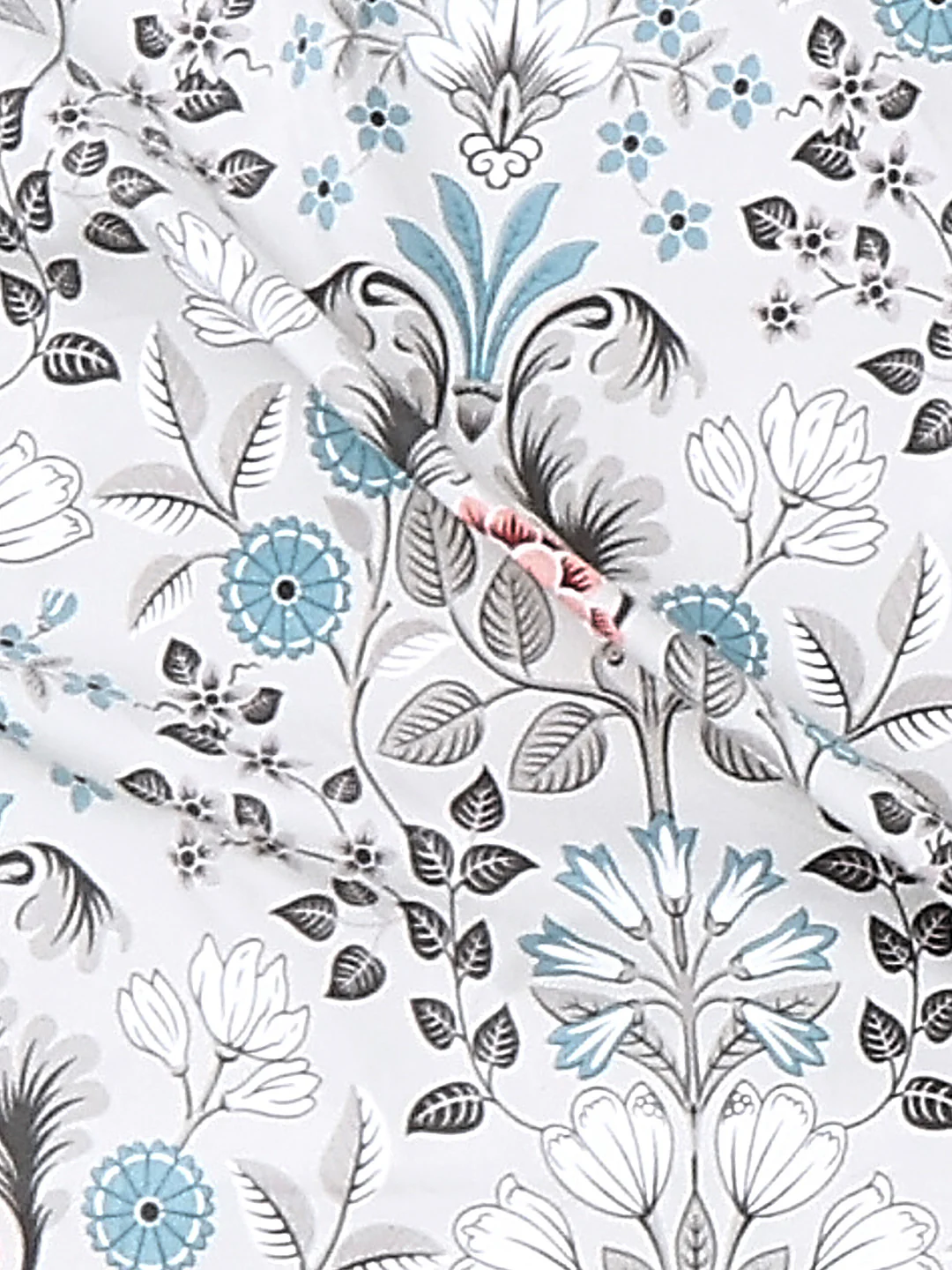 Printed Double Bed 130 GSM 4 Pc Bedding Set (1 Bedsheet, 1 AC Comforter & 2 Pillow Cover) - Image 12