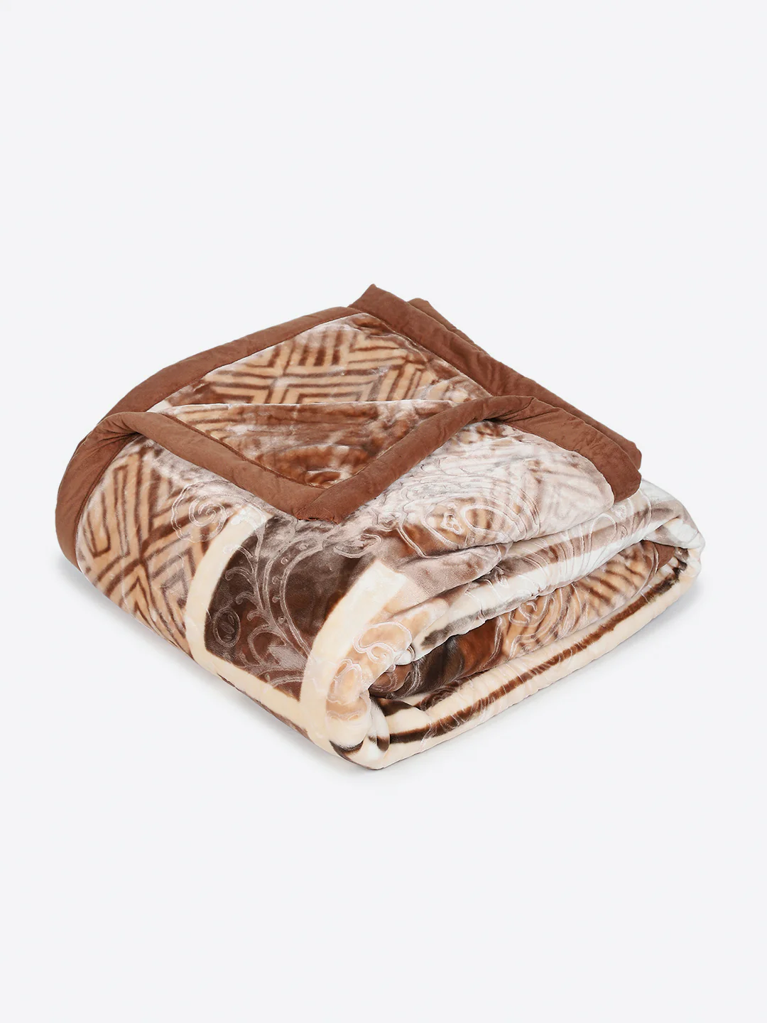 Printed Double Bed 2 Ply, 1136 GSM Embossed Blanket for Heavy Winter - (Commander) - Image 5