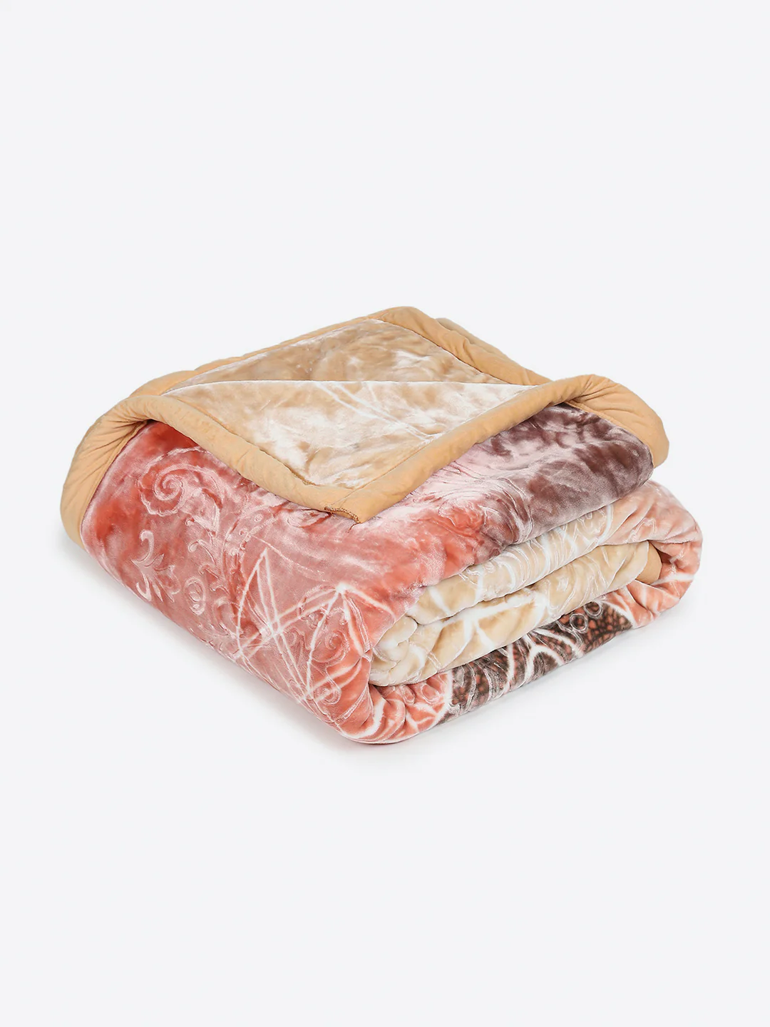 Printed Double Bed 2 Ply, 1136 GSM Embossed Blanket for Heavy Winter - (Commander) - Image 5