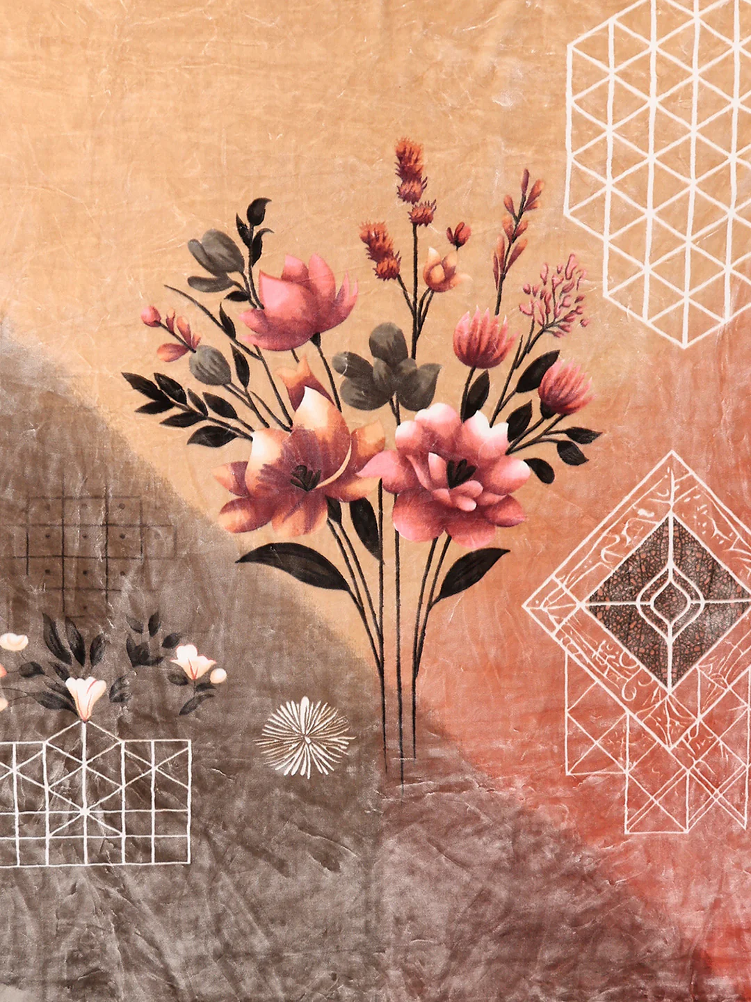Printed Double Bed 2 Ply, 1136 GSM Embossed Blanket for Heavy Winter - (Commander) - Image 6
