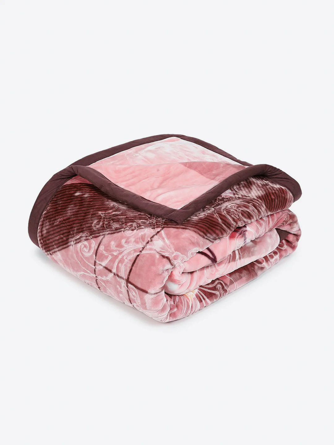 Printed Double Bed 2 Ply, 1136 GSM Embossed Blanket for Heavy Winter - (Commander) - Image 5